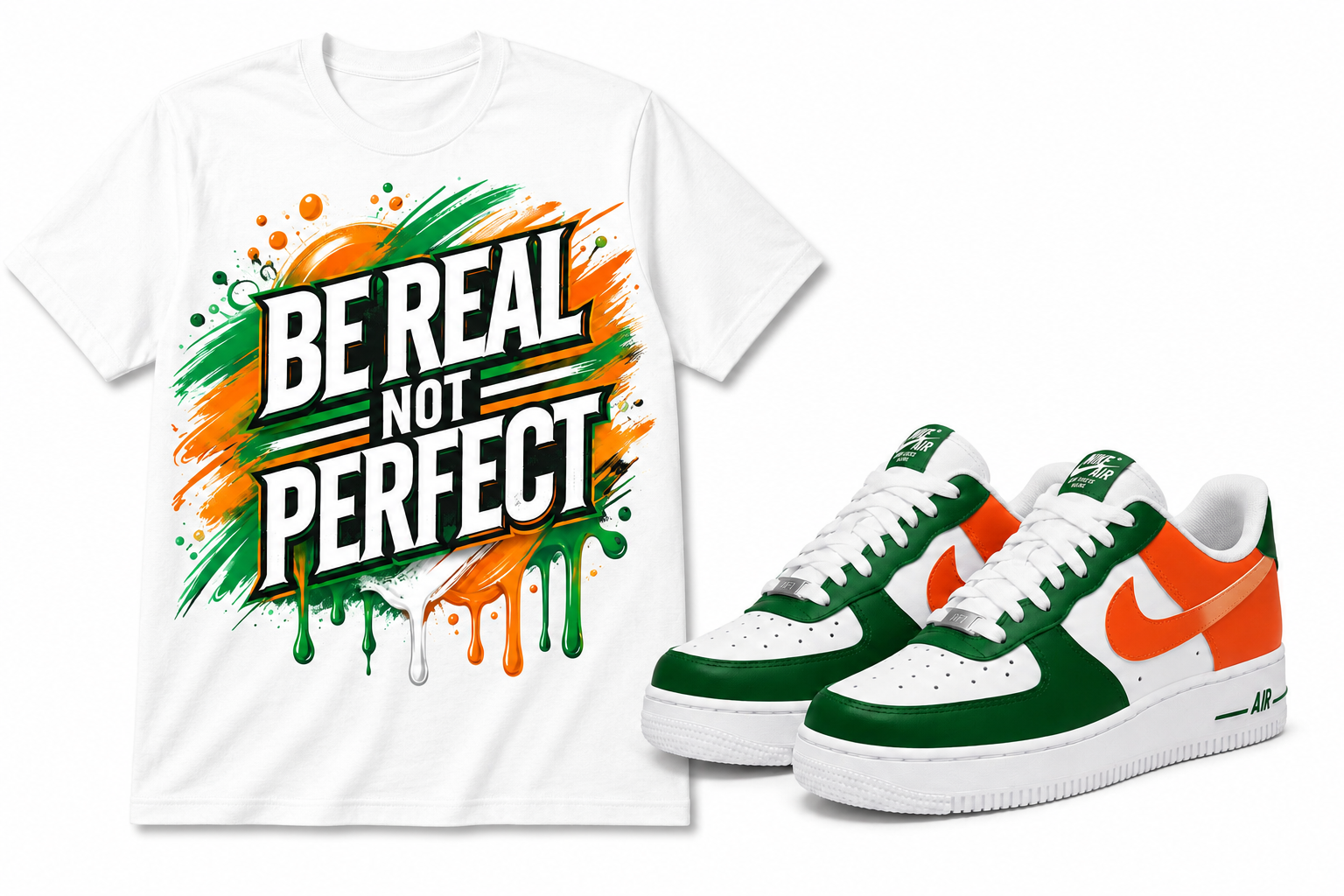 Be Real Not Perfect Tee