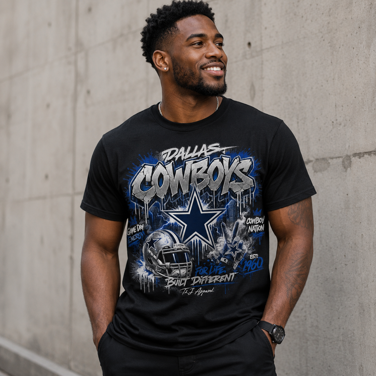 Dallas Cowboys Built Different Graphic Tee