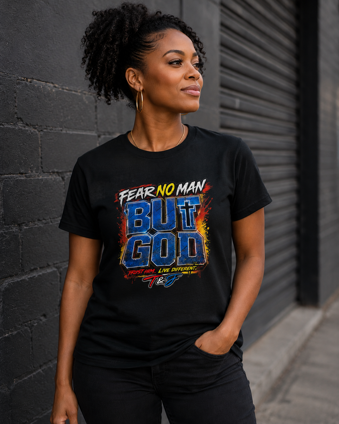 Fear No Man But God Graphic Tee