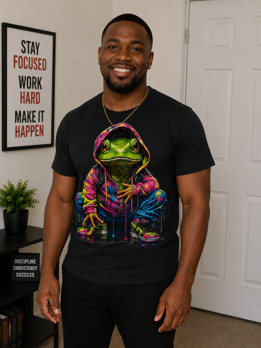 Drip Frog Streetwear Graphic Tee