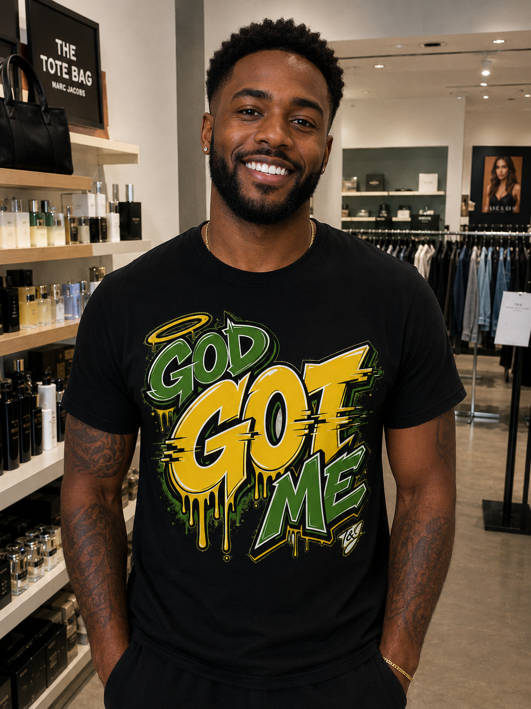 God Got Me Graphic Tee