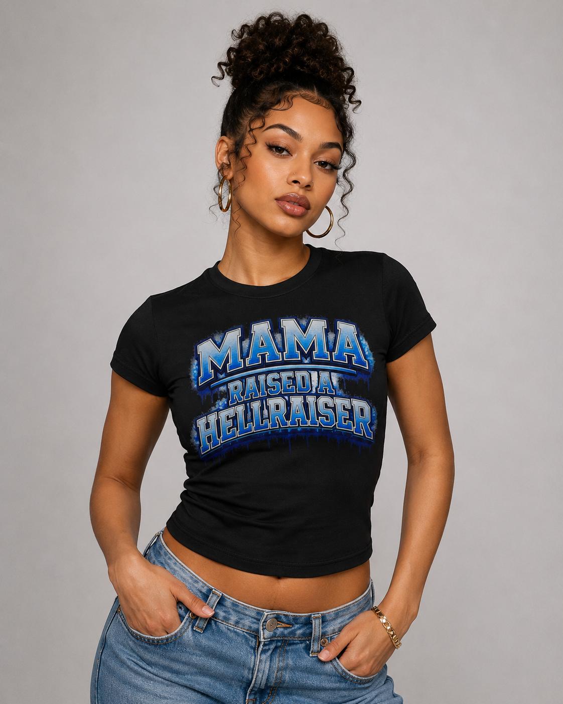 Mama Raised A Hellraiser Graphic Tee