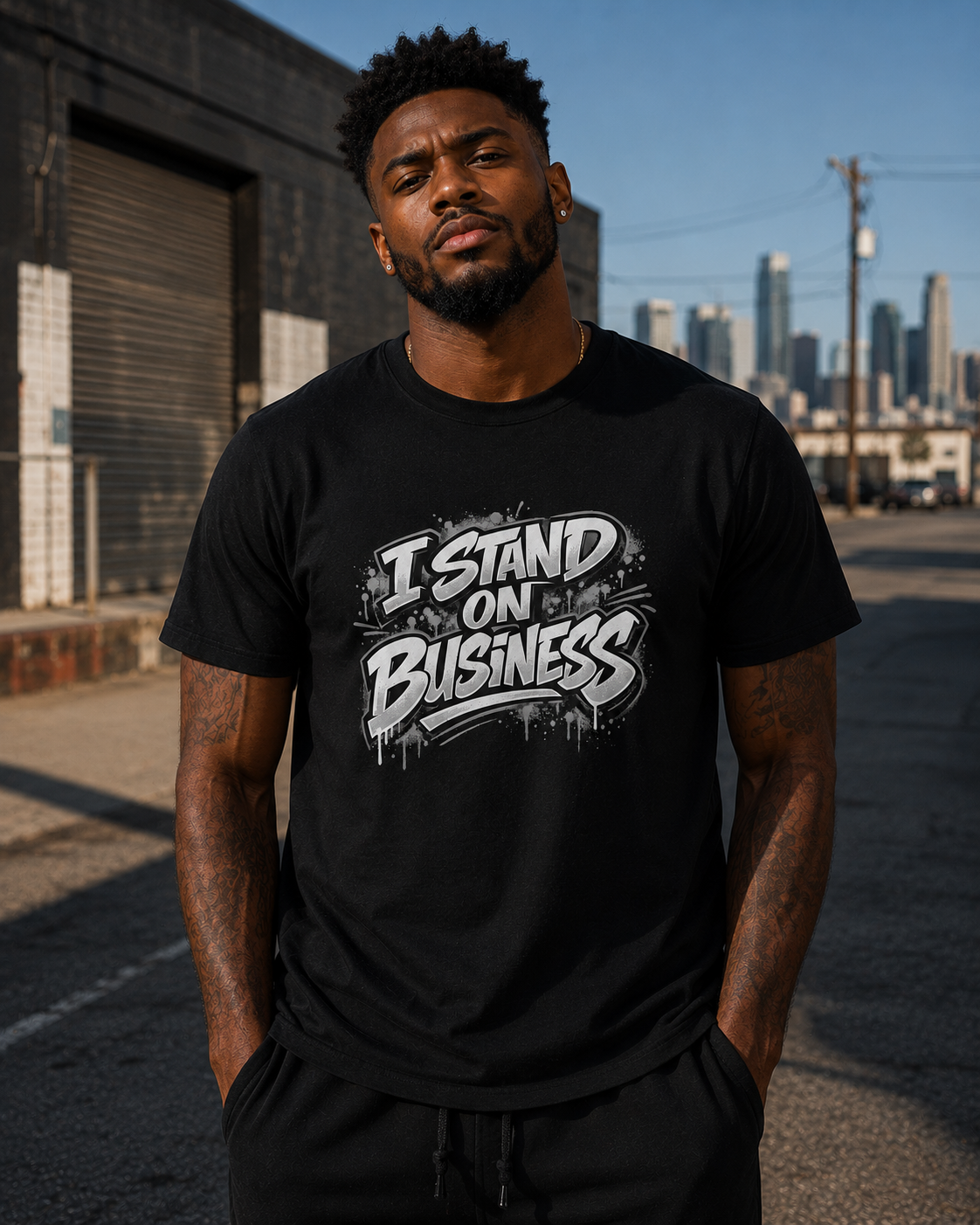 I Stand On Business Graphic Tee