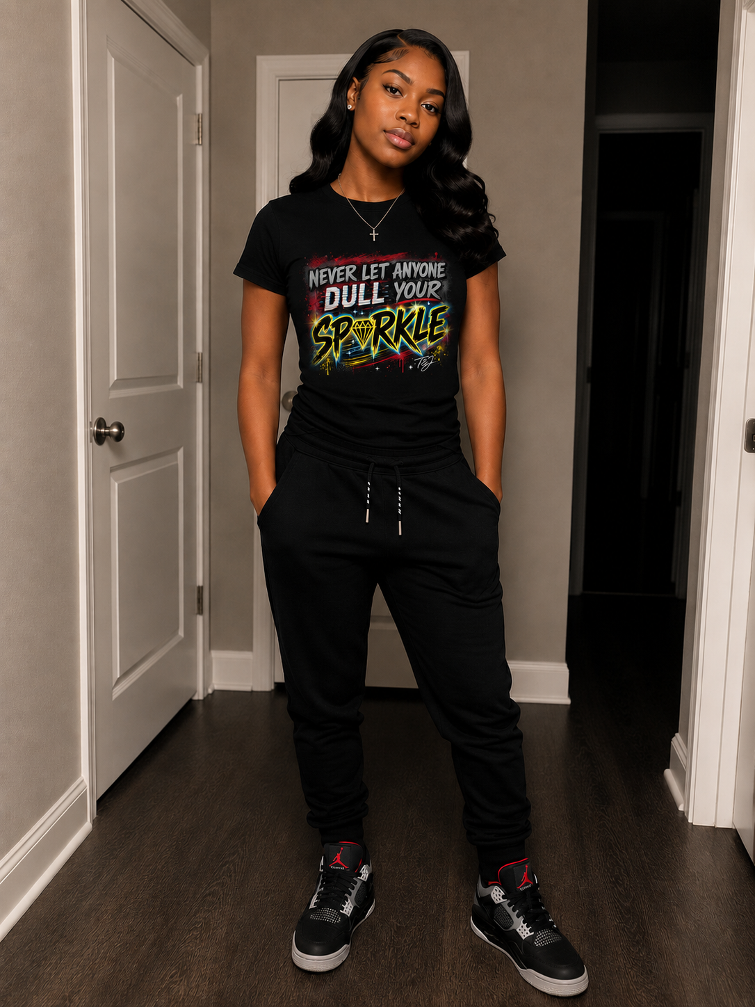 Never Let Anyone Dull Your Sparkle Graphic Tee