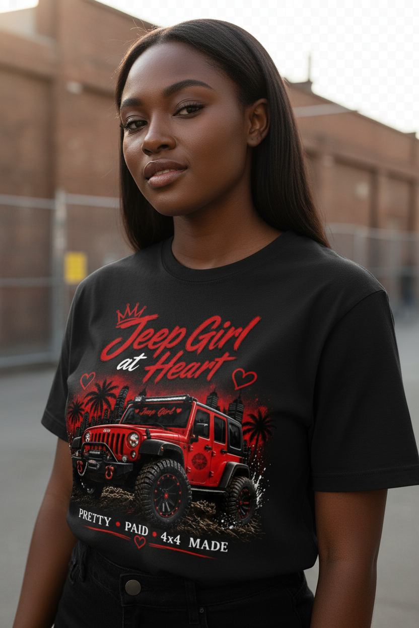 Jeep Girl at Heart Graphic Tee