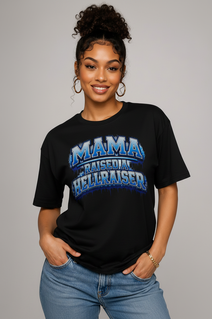 Mama Raised A Hellraiser Graphic Tee